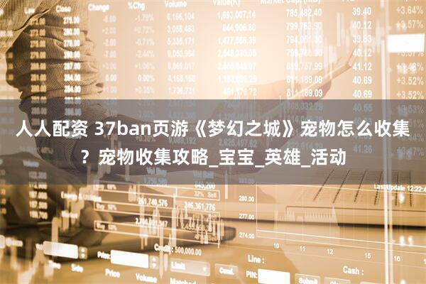 人人配资 37ban页游《梦幻之城》宠物怎么收集？宠物收集攻略_宝宝_英雄_活动